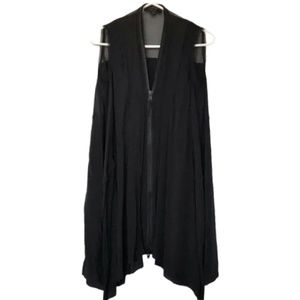 All Saints Black Lewis Lew Silk Dress Tunic Size 2